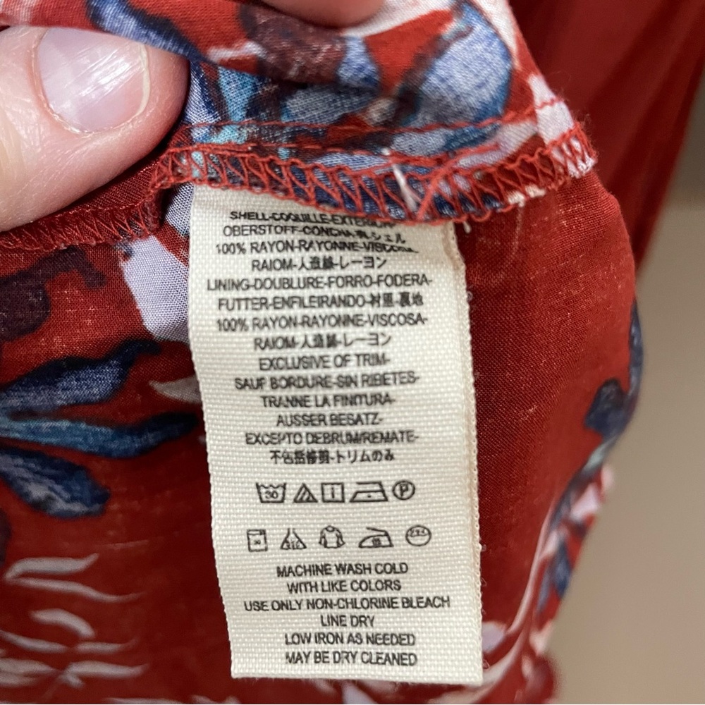 Free People | After the Storm Red Maxi Shirt Dress, HTF/Rare, size 6 - Picture 11 of 14